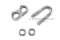 กิ๊บจับสลิงสแตนเลสเกรด 316 Stainless Steel Wire Rope Clip ขนาด 3 mm (1/8")