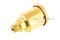 กาหยอดน้ำมัน ฝาสปริง ทองเหลือง แบบตรง  Spring Grease Oil Cup ความโตถ้วย 24 mm ยาว 44.3  mm ขนาดเกลียว 1/8"
