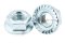 หัวน็อตติดจาน-หัวน็อตติดแหวน (Flange Hex Nut Steel) 3/4" เกลียว 10 (BSW/NC)