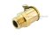 กาหยอดน้ำมัน ฝาสปริง ทองเหลือง แบบตรง  Spring Grease Oil Cup ความโตถ้วย 11.6 mm ยาว 21  mm ขนาดเกลียว M10x1.0