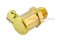 กาหยอดน้ำมัน ฝาสปริง ทองเหลือง แบบตรง  Spring Grease Oil Cup ความโตถ้วย 13 mm ยาว 26  mm ขนาดเกลียว M10x1.0