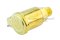 กาหยอดน้ำมัน ฝาสปริง ทองเหลือง แบบตรง  Spring Grease Oil Cup ความโตถ้วย 20 mm ยาว 42.6  mm ขนาดเกลียว M10x1.0