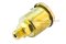 กาหยอดน้ำมัน ฝาสปริง ทองเหลือง แบบตรง  Spring Grease Oil Cup ความโตถ้วย 24.3 mm ยาว 44.3  mm ขนาดเกลียว M10x1.0
