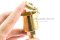 กาหยอดน้ำมัน ฝาสปริง ทองเหลือง แบบตรง Spring Grease Oil Cup ความโตถ้วย 30  mm ยาว 52.4 mm ขนาดเกลียว M14x1.5