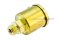 กาหยอดน้ำมัน ฝาสปริง ทองเหลือง แบบตรง Spring Grease Oil Cup ความโตถ้วย 30  mm ยาว 52.4 mm ขนาดเกลียว M14x1.5