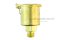 กาหยอดน้ำมัน ฝาสปริง ทองเหลือง แบบตรง Spring Grease Oil Cup ความโตถ้วย 31 mm ยาว 52.1 mm ขนาดเกลียว 1/4"