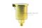 กาหยอดน้ำมัน ฝาสปริง ทองเหลือง แบบตรง  Spring Grease Oil Cup ความโตถ้วย 34 mm ยาว 58.6  mm ขนาดเกลียว 1/8"