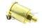 กาหยอดน้ำมัน ฝาสปริง ทองเหลือง แบบตรง  Spring Grease Oil Cup ความโตถ้วย 34 mm ยาว 58.6  mm ขนาดเกลียว 1/8"