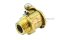 กาหยอดน้ำมัน ฝาสปริง ทองเหลือง แบบตรง  Spring Grease Oil Cup ความโตถ้วย 9 mm ยาว 15.1  mm ขนาดเกลียว M8x1.0