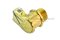กาหยอดน้ำมัน ฝาสปริง ทองเหลือง แบบตรง  Spring Grease Oil Cup ความโตถ้วย 9 mm ยาว 15.1  mm ขนาดเกลียว M8x1.0