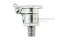 กาหยอดน้ำมัน ฝาสปริง ทองเหลืองชุบ แบบตรง Spring Grease Oil Cup ความโตถ้วย 10 mm ยาว 20.4 mm ขนาดเกลียว M6x1.0