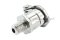 กาหยอดน้ำมัน ฝาสปริง ทองเหลืองชุบ แบบตรง Spring Grease Oil Cup ความโตถ้วย 10 mm ยาว 20.4 mm ขนาดเกลียว M6x1.0