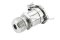 กาหยอดน้ำมัน ฝาสปริง ทองเหลืองชุบ แบบตรง Spring Grease Oil Cup ความโตถ้วย 10 mm ยาว 21.6 mm ขนาดเกลียว M10x1.0