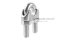 กิ๊บจับสลิงสแตนเลสเกรด 316 Stainless Steel Wire Rope Clip ขนาด 12 mm (1/2")