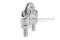 กิ๊บจับสลิงสแตนเลสเกรด 316 Stainless Steel Wire Rope Clip ขนาด 14 mm