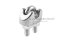 กิ๊บจับสลิงสแตนเลสเกรด 316 Stainless Steel Wire Rope Clip ขนาด 2 mm