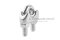 กิ๊บจับสลิงสแตนเลสเกรด 316 Stainless Steel Wire Rope Clip ขนาด 5 mm (3/16")