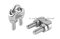 กิ๊บจับสลิงสแตนเลสเกรด 316 Stainless Steel Wire Rope Clip ขนาด 6 mm (1/4")