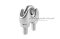 กิ๊บจับสลิงสแตนเลสเกรด 316 Stainless Steel Wire Rope Clip ขนาด 8 mm (5/16")