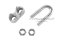 กิ๊บจับสลิงสแตนเลสเกรด 316 Stainless Steel Wire Rope Clip ขนาด 8 mm (5/16")