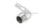 ข้อต่องอ 90°สแตนเลส (เกลียวนอก x หางไหล) 1/2"x10 mm