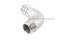ข้อต่องอ 90°สแตนเลส (เกลียวนอก x หางไหล) 1/2"x19 mm
