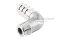 ข้อต่องอ 90°สแตนเลส (เกลียวนอก x หางไหล) 1/4"x13 mm