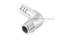ข้อต่องอ 90°สแตนเลส (เกลียวนอก x หางไหล) 3/8"x15 mm