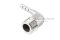 ข้อต่องอ 90°สแตนเลส (เกลียวนอก x หางไหล) 3/8"x6 mm