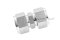 ข้อต่อตรงตาไก่สแตนเลสเกรด 316 (เสียบสาย x เสียบสาย) 18 x 18 mm