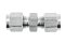 ข้อต่อตรงตาไก่สแตนเลสเกรด 316 (เสียบสาย x เสียบสาย) 1/4" x 1/4" (6.35 x 6.35 mm)