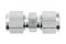 ข้อต่อตรงตาไก่สแตนเลสเกรด 316 (เสียบสาย x เสียบสาย) 3/8" x 3/8" (9.53 x 9.53 mm)