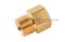 ข้อต่อตรงทองเหลือง (เกลียวนอก x เกลียวใน) M22x1.5 (รูใน 15 mm) x M22x1.5