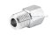 ข้อต่อตรงสแตนเลส (เกลียวใน x เกลียวใน) 1/4"-19 BSPF x 7/16"-20 UNF ข้อต่อลด-ข้อต่อเพิ่ม
