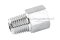 ข้อต่อตรงสแตนเลส (เกลียวใน x เกลียวใน) 1/4"-19 BSPF x 7/16"-20 UNF ข้อต่อลด-ข้อต่อเพิ่ม