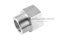 ข้อต่อตรงสแตนเลส (เกลียวนอก x เกลียวใน) 1.1/4"-11.5 NPT x 1.1/4"-11 BSPF ข้อต่อแปลง