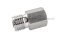ข้อต่อตรงสแตนเลส (เกลียวนอก x เกลียวใน) M14x1.5 x 1/8" ข้อต่อลด-ข้อต่อเพิ่ม