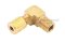 ข้อต่อตาไก่ทองเหลืองแบบงอ 90° (เกลียวนอก x เสียบสาย)  1/8"x 4 mm
