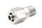ข้อต่อลมทองเหลืองอย่างดี แบบสวมขันอัด (เกลียวนอก x เสียบสาย) ขนาด M8x1.0 x 6 mm