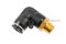 ข้อต่อลมแบบงอ 90° (เกลียวนอก x เสียบสาย) ขนาด M12x1.5x8 mm
