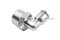 ข้อต่อลมแบบงอ 90° สแตนเลส 304 (เกลียวนอก x เสียบสาย) ขนาด 1/2" x 8 mm