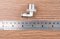 ข้อต่อลมแบบงอ 90° สแตนเลส 304 (เกลียวนอก x เสียบสาย) ขนาด 1/2" x 8 mm