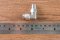 ข้อต่อลมแบบงอ 90° สแตนเลส 304 (เกลียวนอก x เสียบสาย) ขนาด 1/4" x 10 mm