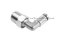 ข้อต่อลมแบบงอ 90° สแตนเลส 304 (เกลียวนอก x เสียบสาย) ขนาด 1/4" x 4 mm