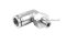 ข้อต่อลมแบบงอ 90° สแตนเลส 304 (เกลียวนอก x เสียบสาย) ขนาด 1/8" x 10 mm
