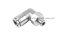 ข้อต่อลมแบบงอ 90° สแตนเลส 304 (เกลียวนอก x เสียบสาย) ขนาด 1/8" x 10 mm