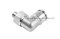 ข้อต่อลมแบบงอ 90° สแตนเลส 304 (เกลียวนอก x เสียบสาย) ขนาด 1/8" x 12 mm