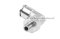 ข้อต่อลมแบบงอ 90° สแตนเลส 304 (เกลียวนอก x เสียบสาย) ขนาด 1/8" x 12 mm