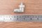 ข้อต่อลมแบบงอ 90° สแตนเลส 304 (เกลียวนอก x เสียบสาย) ขนาด 1/8" x 12 mm