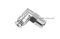 ข้อต่อลมแบบงอ 90° สแตนเลส 304 (เกลียวนอก x เสียบสาย) ขนาด 1/8" x 4 mm